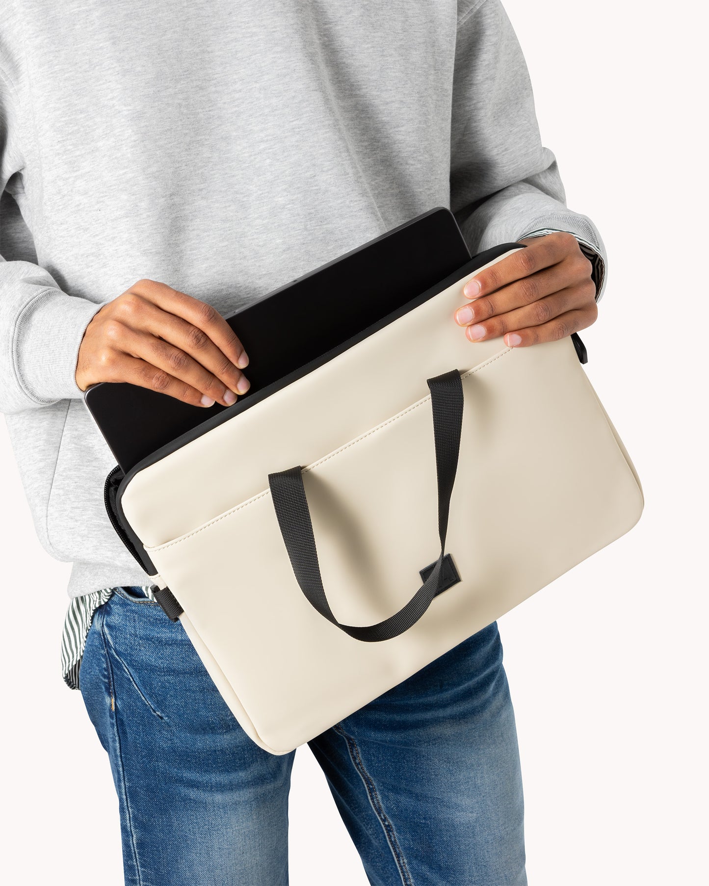 Airback Bolso para Portátil de 13 Pulgadas - Arena Clara