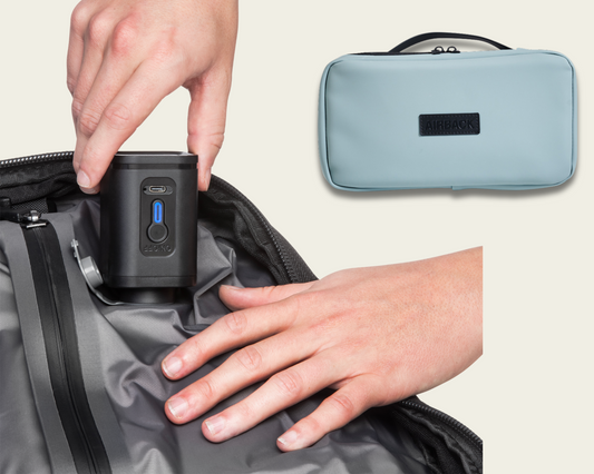 Pompe à air + trousse de toilette GRATUITE