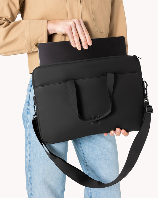 Sacoche pour ordinateur portable Airback 15 pouces - Noir mat