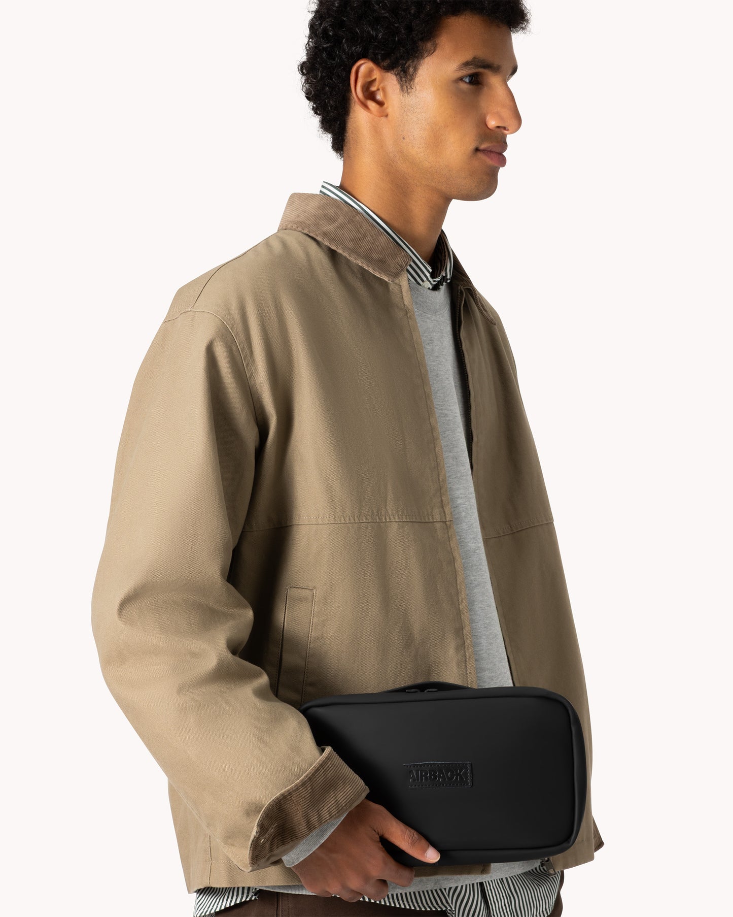 Airback Toiletry Bag Matt Black