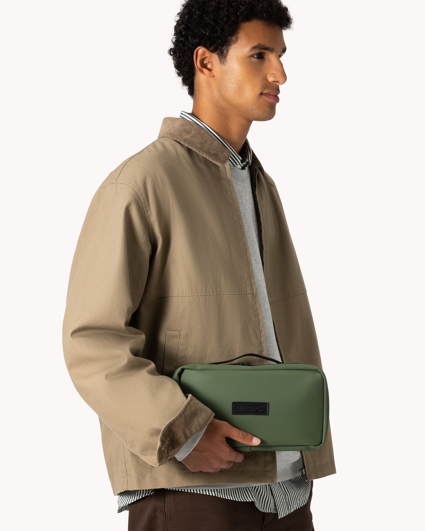 Airback Toiletry Bag Olive Green