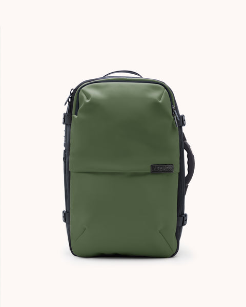 Sac à Dos BRIC'S X-Travel – Olive Vert – Homme – Polyamide Et Cuir – 95% Polyamide, 5% Cuir